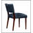 Bryson Midnight Blue Faux Leather Dining Chair Set, Comfortable and Stylish for Modern Dining Areas, Set of 2