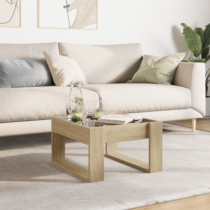 Cyndal Coffee Table, 30cm H x 50cm L x 53cm W, Sonoma Oak