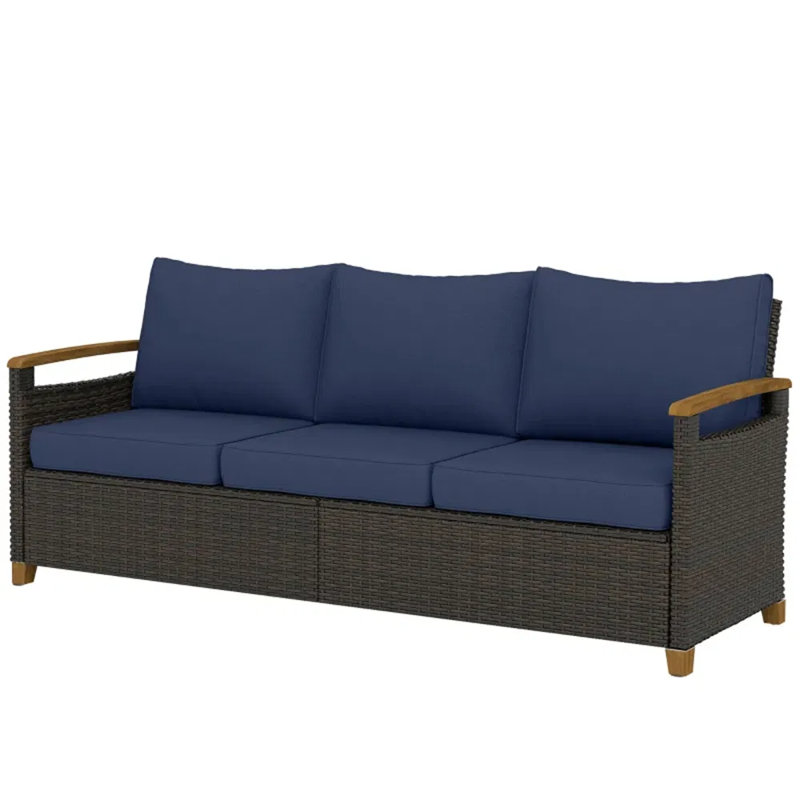 Upholstered 75.6 " Fabric Sofa