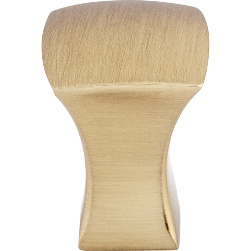 Glacier 3/4" Length Square Knob, Honey Bronze, 3/4" Length