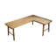 Bureau brun en bois massif en forme de L-1585387917-1585387914