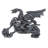 Biker Dragon on Skeleton Chopper Figurine