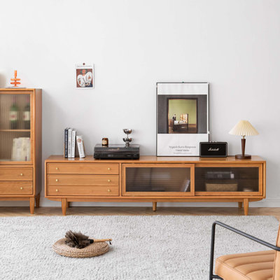 Patrizius Cherry Wood TV Stand by Corrigan Studio