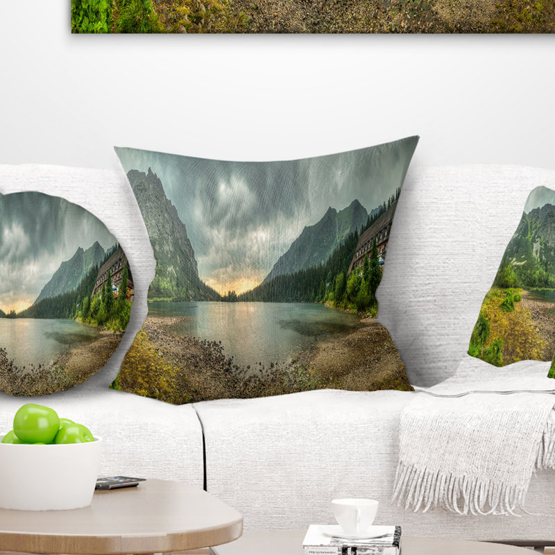 Coussin Schafer Landscape, 18 po x 18 po, Carré