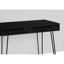 Bureau d'ordinateur moderne Modern Home, longueur 40 po, stratifié noir, rangement de tiroir, pieds en métal l 40 po, finition stratifiée avec pieds, contemporain-1043177768