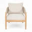 Fauteuil club d'extérieur en bois d'acacia-1076016529
