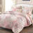 Soft Reversible Pink Comforter Set