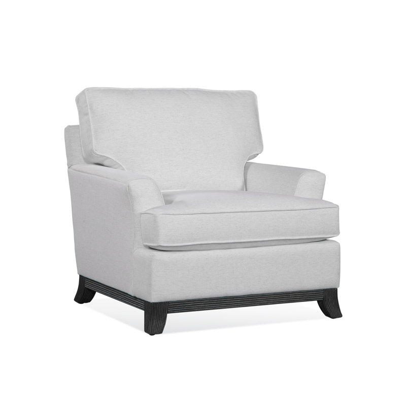 Oaks Way Armchair, Taupe Plaid; 0126-73, Nickel