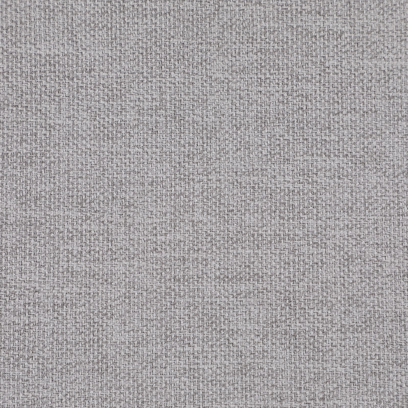 Canapé modulaire rembourré 123,24 po Nyerere, Mélange de lin gris clair