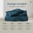 Solayne Boho Tufted Duvet Cover Set – Textured Geometric Pattern, Corner Ties & Zipper Closure-111549001-111549003