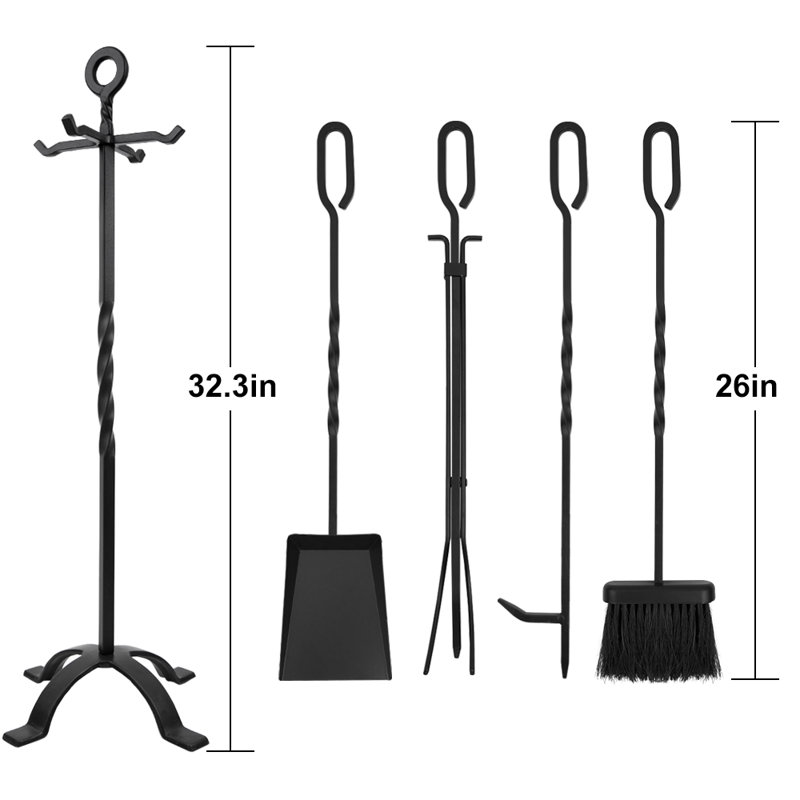 Bellinger Iron Fireplace Tool Set