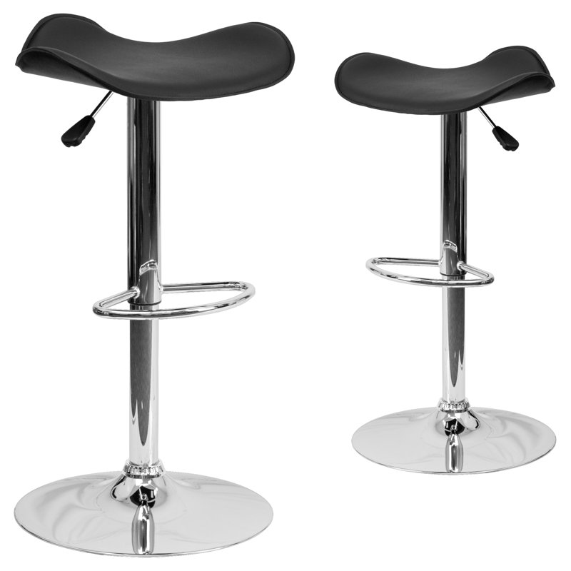 Tabouret de bar Tristan, Noir