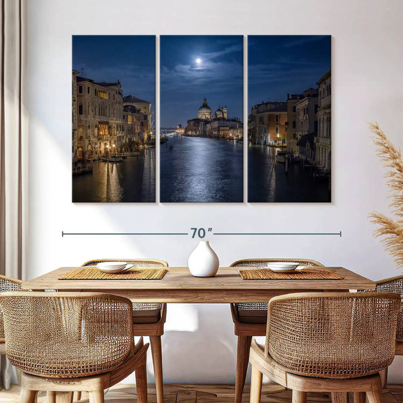 Aime Venice At Night, 42" H x 65" W