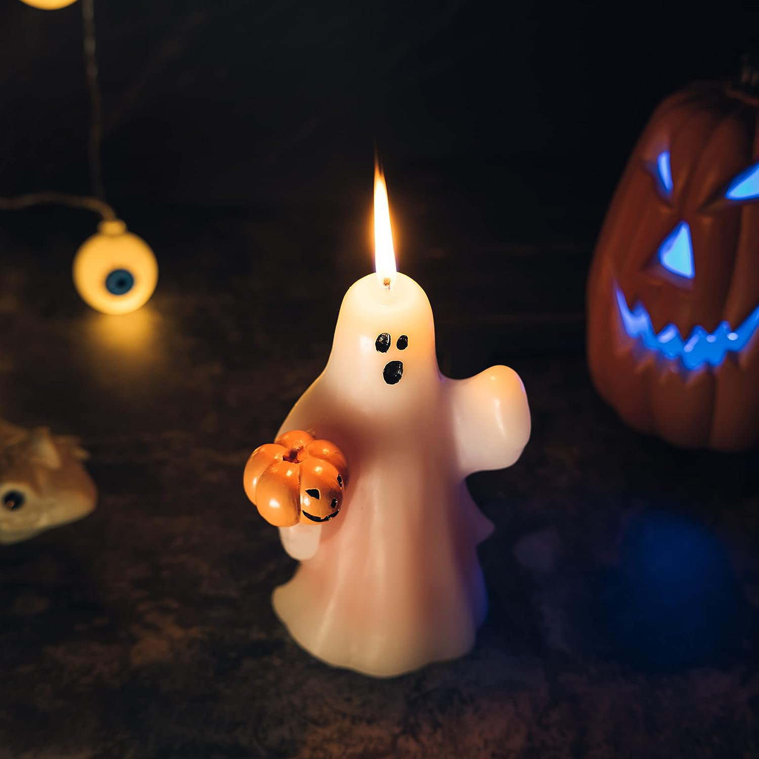 The Holiday Aisle® Skull Blood Candles Bleeding Dripping Red Wax