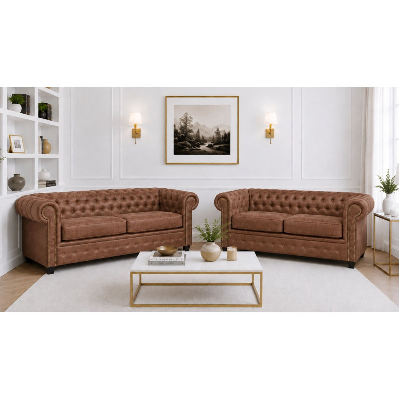 Haverly 3+2 Chesterfield Sofa Set