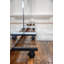 LiteMirror avec cadre en bois et supports roulants-67138345