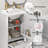 20" Modern Bathroom Vanity With Ceramic Sink-286860892