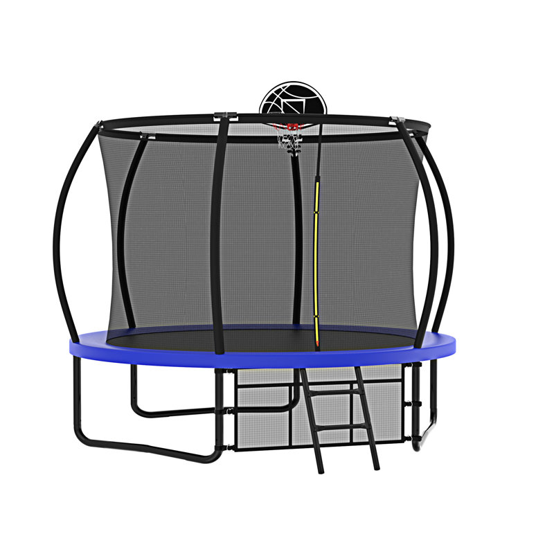 Trampoline citrouille 10 pi, Bleu