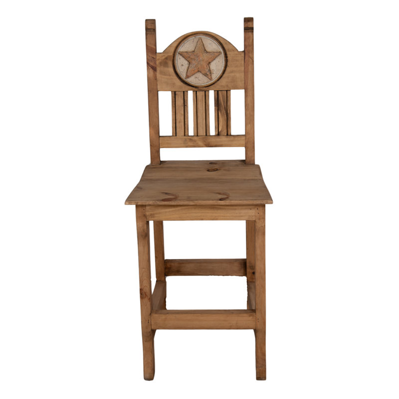 Tabouret de bar Lariat Star, Beige, Tabouret de bar (siège de 30 po de hauteur)