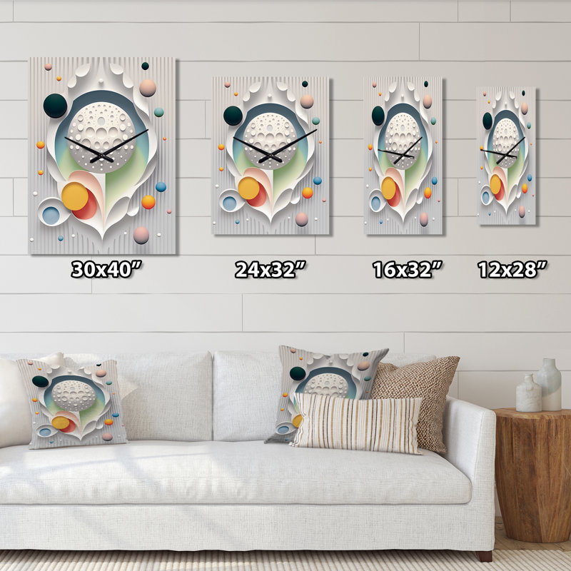 Horloge murale Sceance Beyond The Knowing I, H 32 po x l 16 po x P 1 po