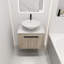 Ensemble de meuble-lavabo mural 24 po avec lavabo en céramique 24 po Modern Design