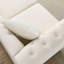 Canapé en velours beige 3 + - Siège spacieux et dossier au design élégant-578302104