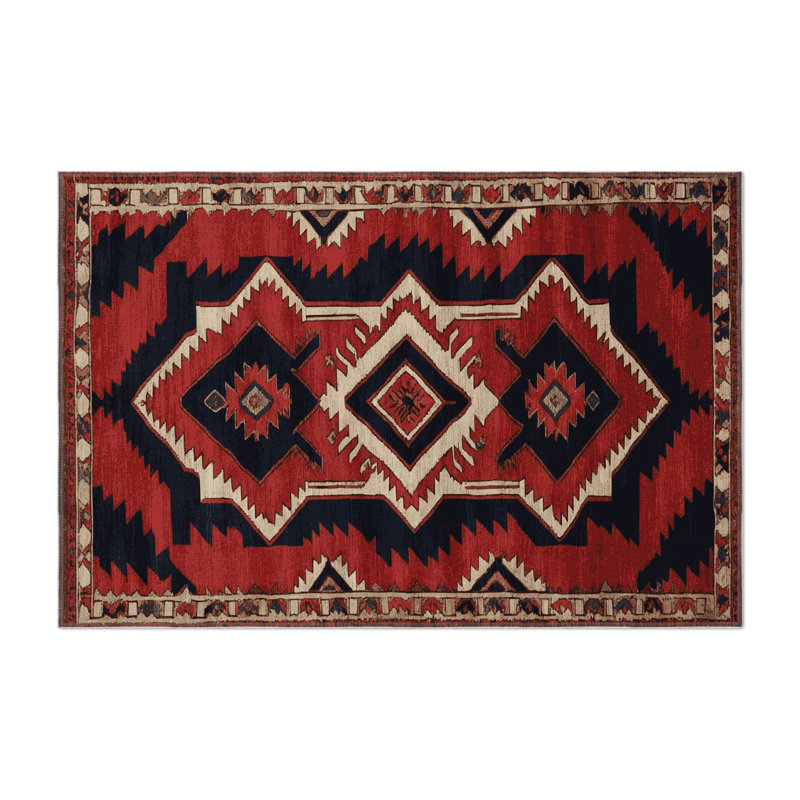 Tapis d'intérieur et d'extérieur brun Persian, Rectangulaire 2 pi x 3 pi