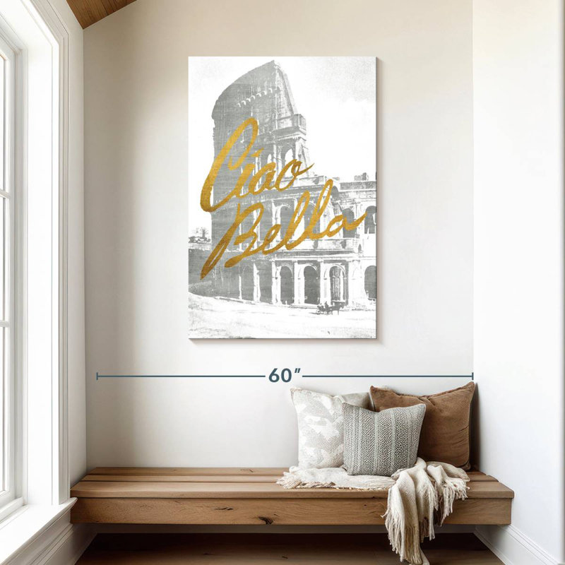 Tergel Gilded Rome, 45" H x 30" W