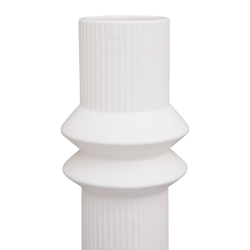 Fabia Vase, White