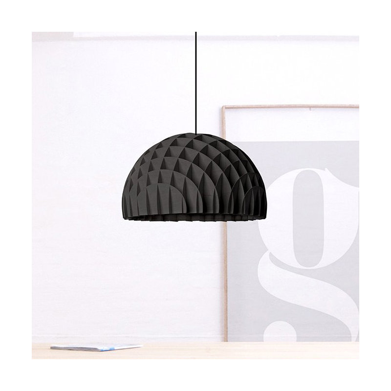 Lynden 1 - Light Dome Pendant, Black