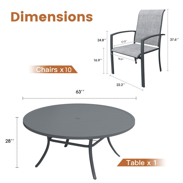 Dimensions du produit