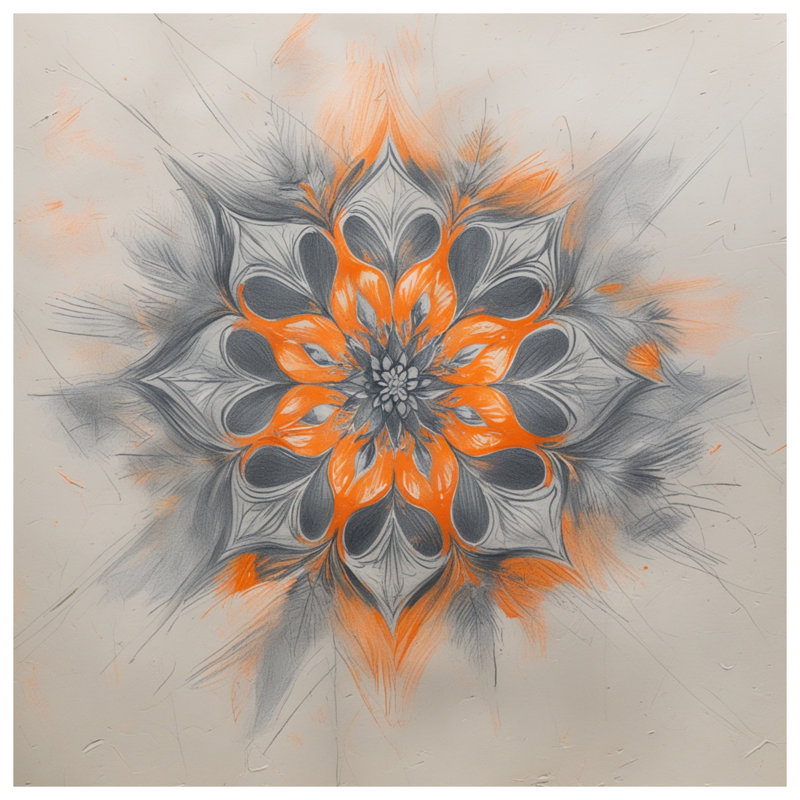 Intricate Mandala Design Comforter, Queen
