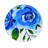Glass Single Tier Birdbath