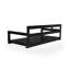 Structure de lit de jour de balançoire de véranda en bois pour patio, banc de balançoire de jardin avec 4 cordes de suspension-1313866183