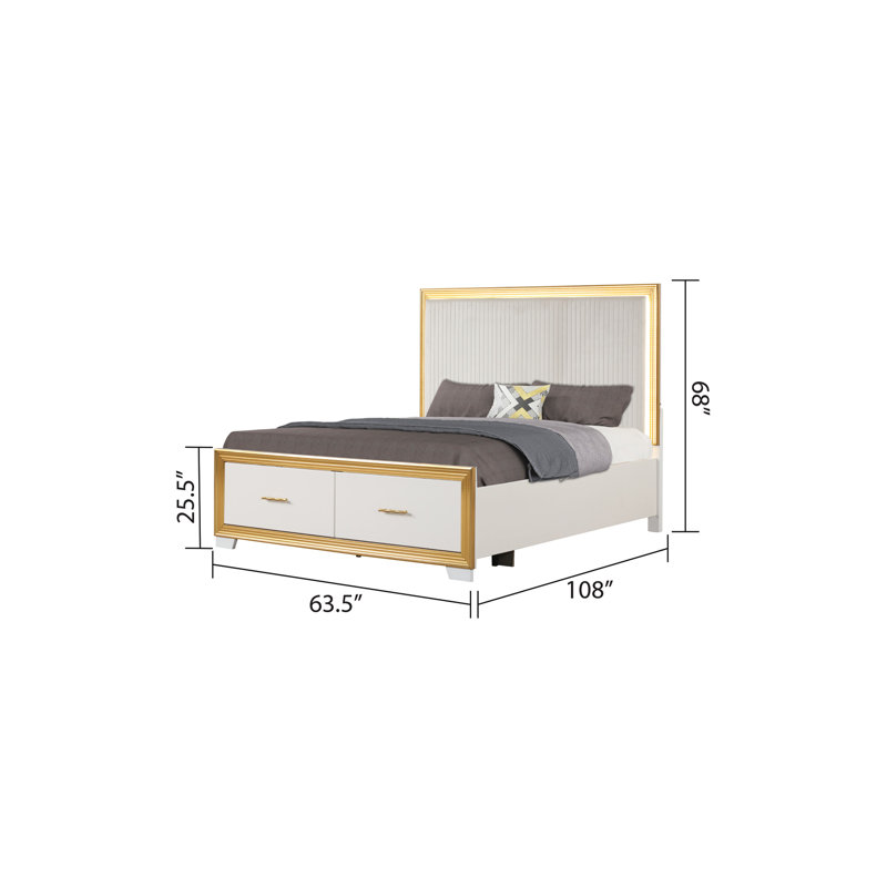 Lit plateforme Gilta, Grand
