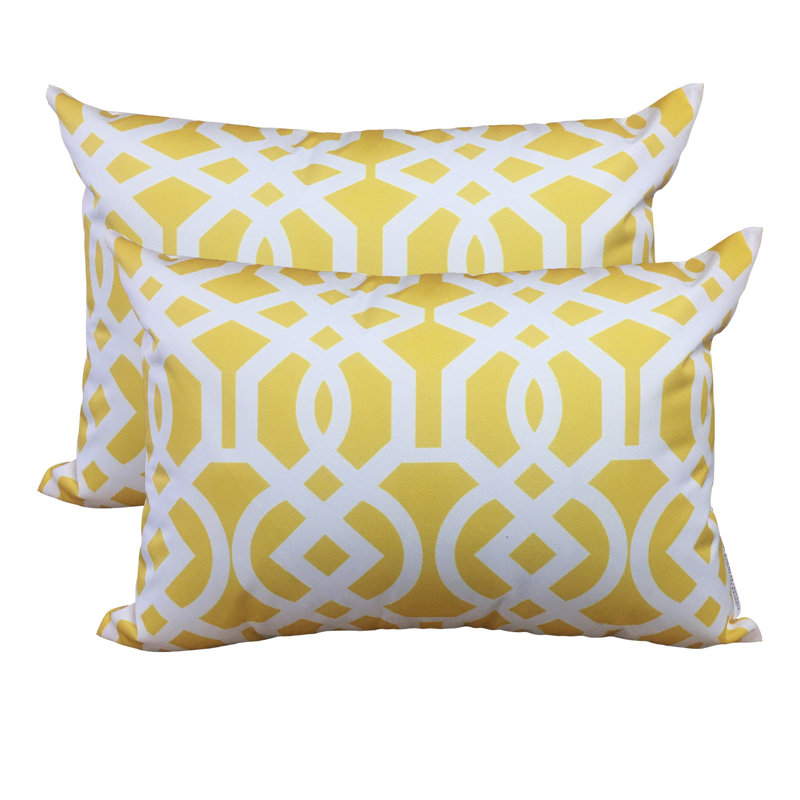 Geometric Outdoor Throw Pillow