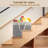 Cotton Linen Stair Storage Basket – Inverted L-Shaped Foldable Organizer with Cotton Rope Handles