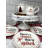 Red Vanilla Holiday Cheer 4 Piece 6.5" Appetizer Plate Set