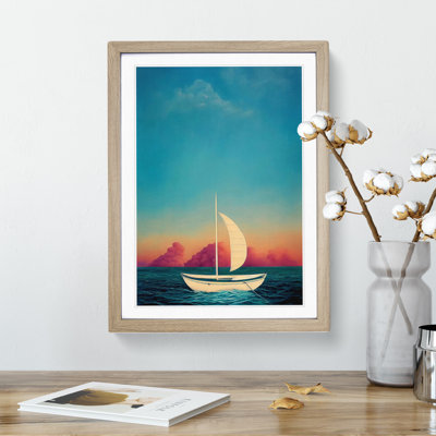 Sailing Boat - Framed Print