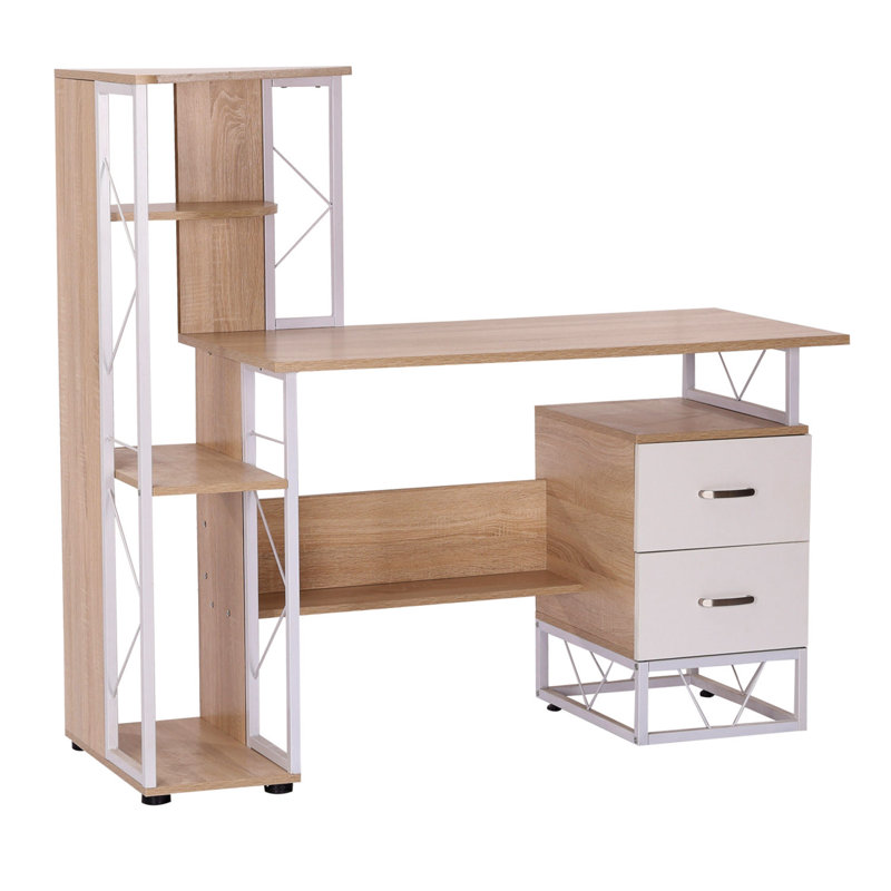 Alysheeya Metal Base Computer Desk
