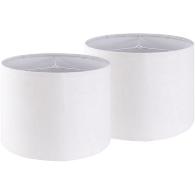 10'' H x 13'' W Linen Drum Lamp Shade (Set of 2)