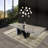 Beyla Extendable Metal Base Dining Table