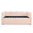 Twin Size Cozy Gingham Daybed with 2 Storage Drawers & USB Port – Sofa Bed for Bedroom, Living Room, Guest Room, Pink-1590977894-1590977890