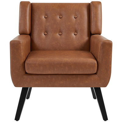 Button Tufted Accent Chair