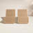 Menta Wave Stackable Lounge Chair, Natural - Set Of 2