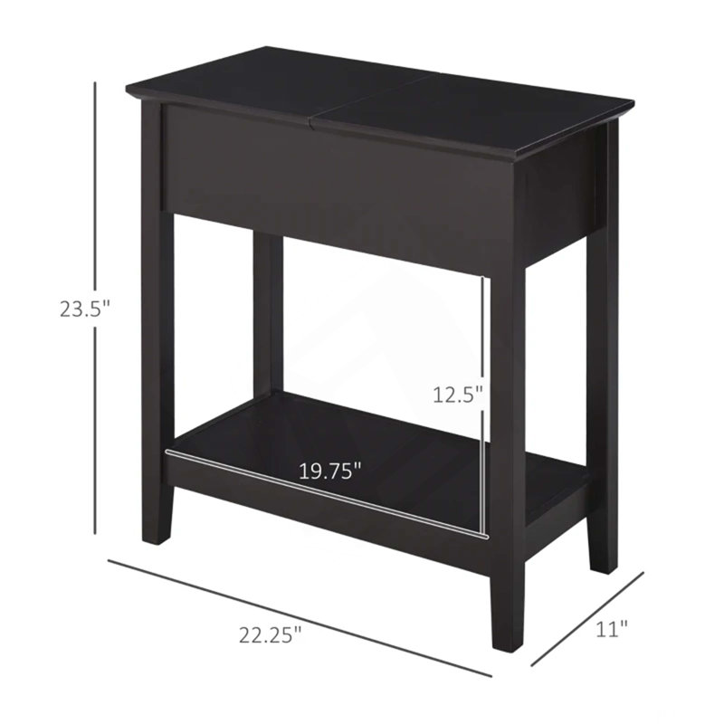 Slim Storage Cabinet Table,Narrow Side Table,End Table