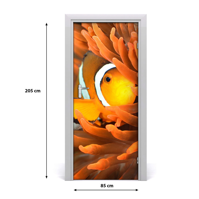 Nauti Fish Door Decal