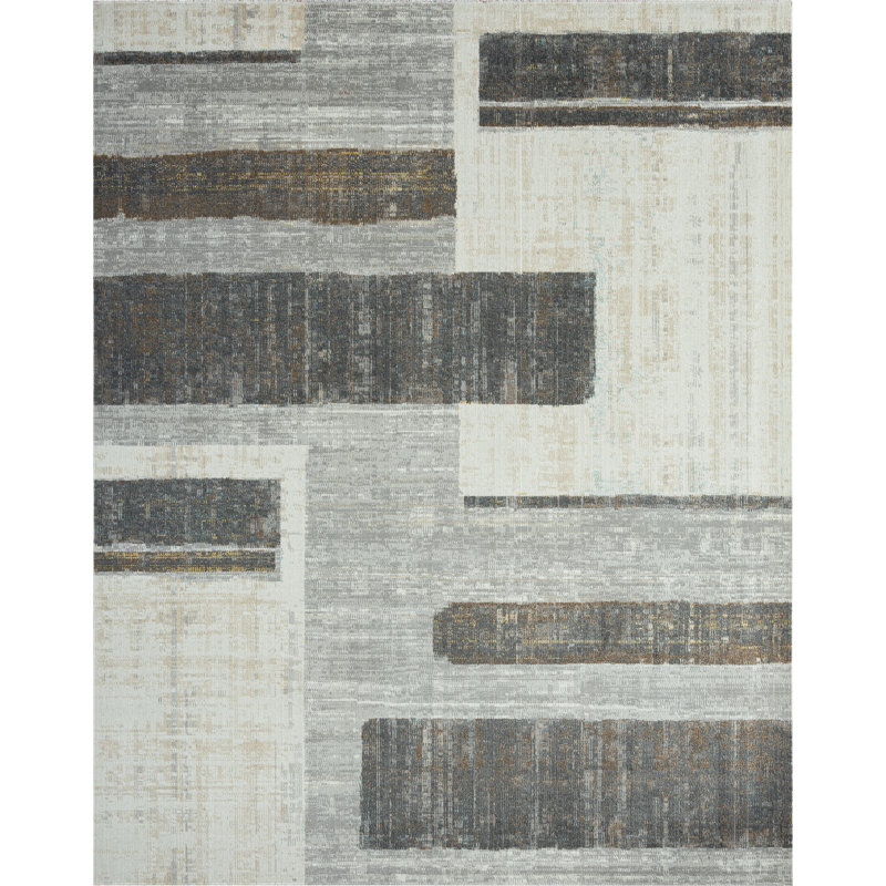 24-Seven Geometric Indoor / Outdoor Rug, Rectangle 8'7" x 11'6"