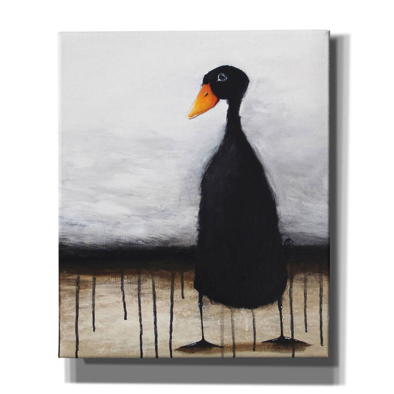 «Red Black Barrel Studio» par Lucia Stewart, art mural sur toile, H 24 po x l 20 po x P 0,75 po