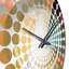 Shani - Horloge murale géométrique abstraite-425394269